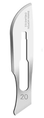 Swann Morton Blade Carbon STERILE Sterile Size 20 (100)
