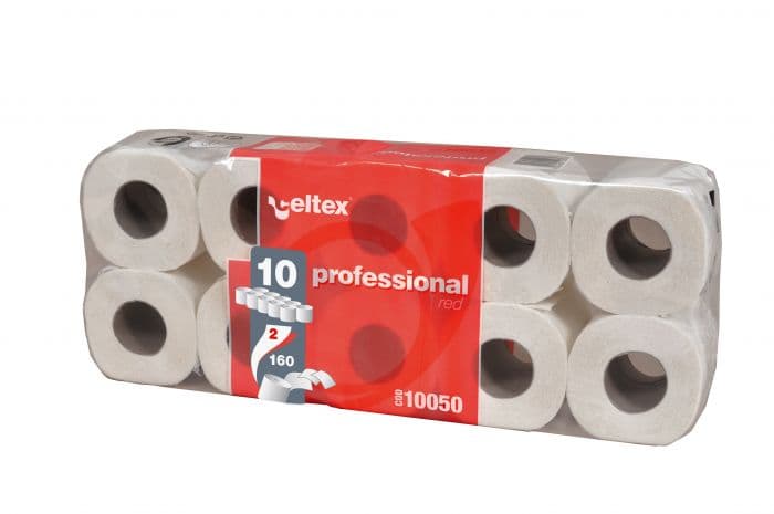 Pure Cellulose Toilet Paper 160 Sheet (12 Packs of 10 Rolls)
