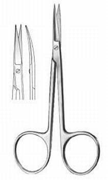 Sterile Iris Scissors Curved 11.5cm 