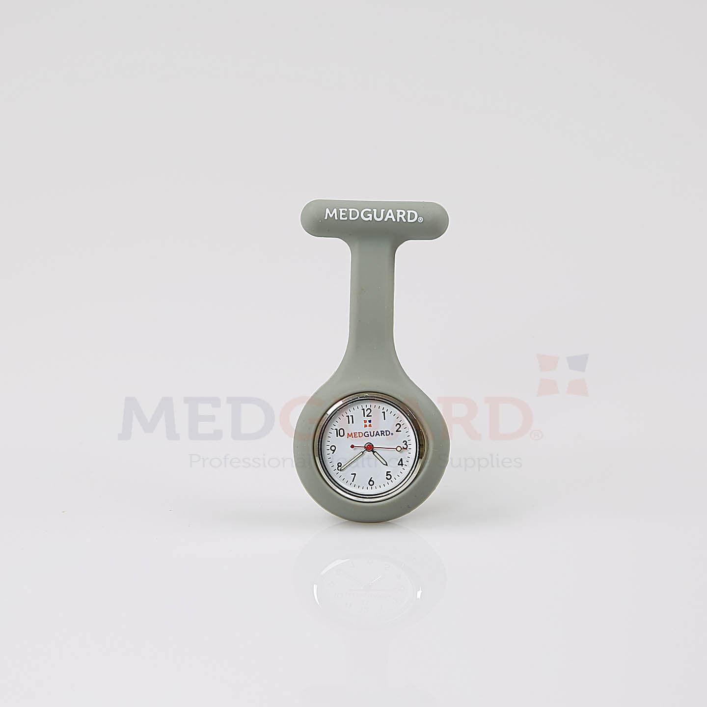 Medguard Silicone Nurse Watch - Stone Grey 