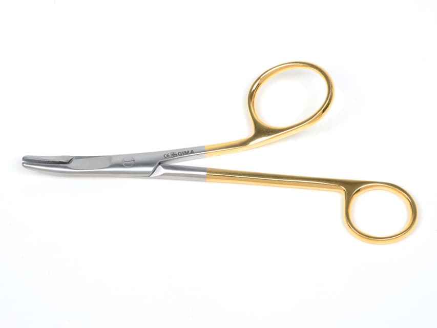 Gillies Needle Holder - 16cm (Gold)