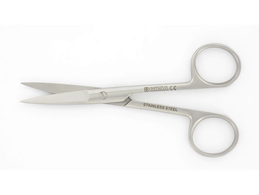 Stainless Steel Surgical Scissors Straight Sharp/Blunt - 11.5cm