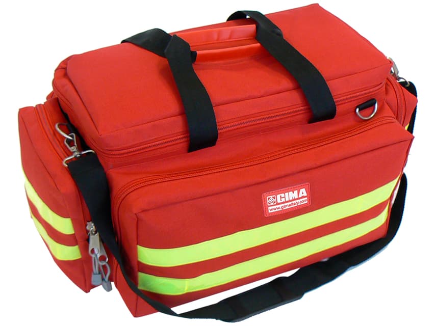 Smart Polyester MEDIUM Red Emergency Bag