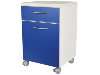 EDSIDE TABLE WITH DRAWER - blue