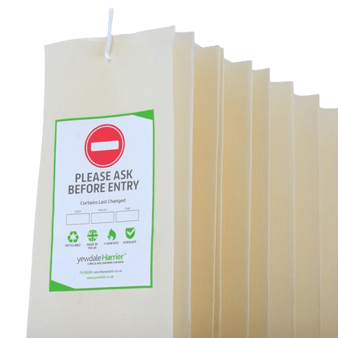 Bali Sand Uniglide Hook Disposable Curtain 7.2m wide 