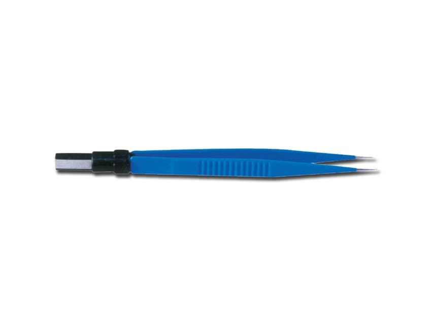 EU Straight Bipolar Forceps 15cm - 0.5mm Point 