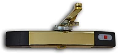 Agrippa Acoustic Fire Door Closer - Brass