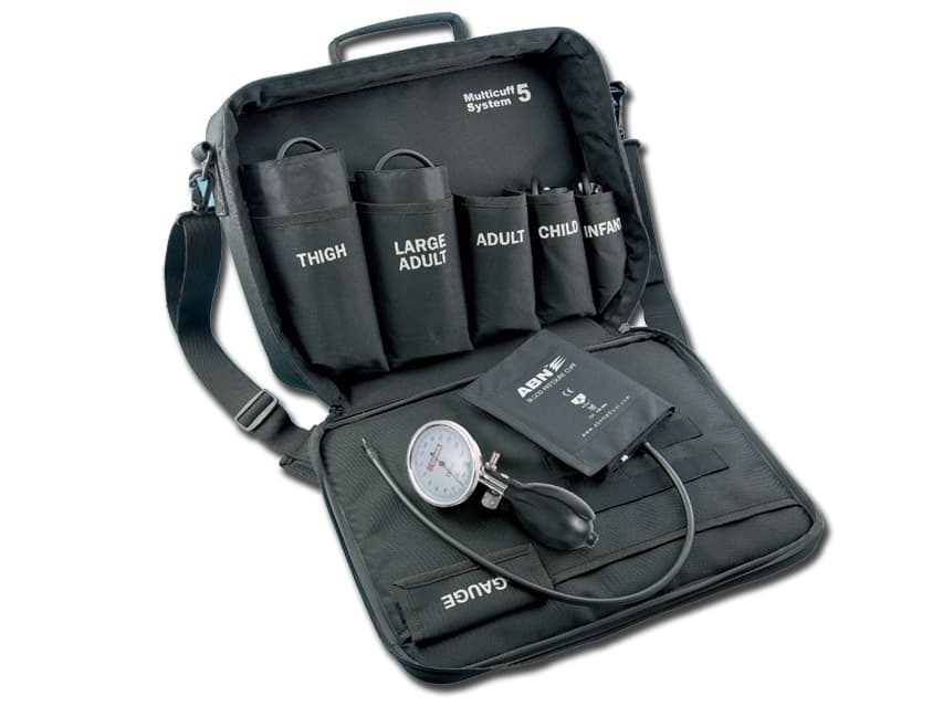 Sirio Sphygmo KIT 5 - Infant / Child / Adult / Large Adult / Thigh Cuff