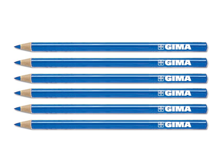 Blue Dermatograph Pencils (6)