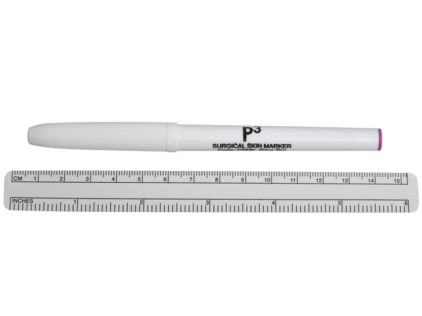 Sterile Skin Markers Regular/Broad Tip with Ruler