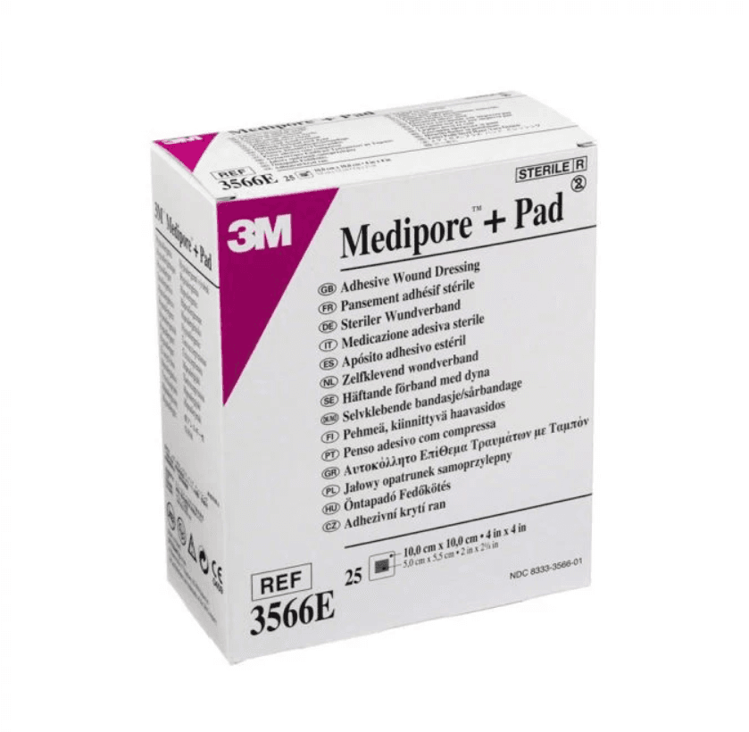 3M Medipore +Pad Soft Cloth Adhesive Wound Dressing
