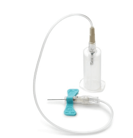 BD Vacutainer Push Button Set w/Holder - 21g, 19mm needle, 178mm tubing (20)
