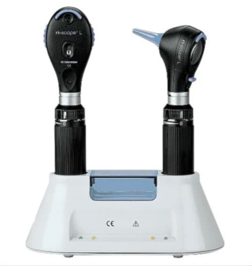 RI-SCOPE L Advance Desk Set Otoscope LED and Ophthalmoscope L3 With Two Handle with RiCharger