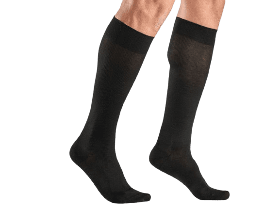 Unisex Cotton Socks - Strong Compression Black