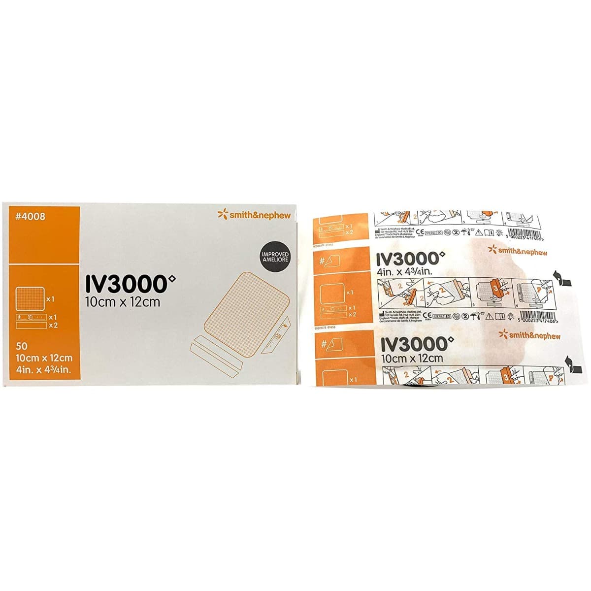 Opsite IV3000 Adhesive Film Dressing 10 x 20cm (50)
