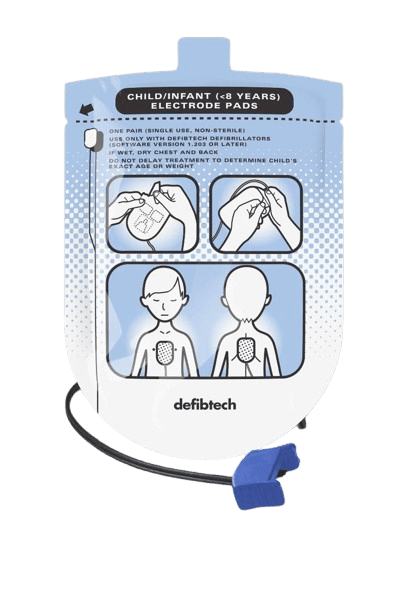 Lifeline Defibtech Paediatric Defibrillation Pads 