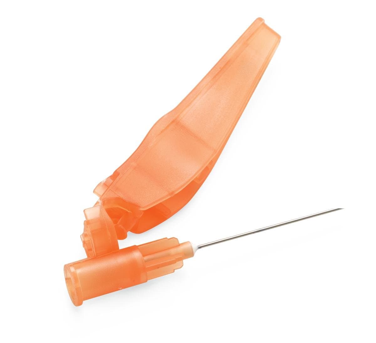 Hypodermic Safety Needle - Orange
