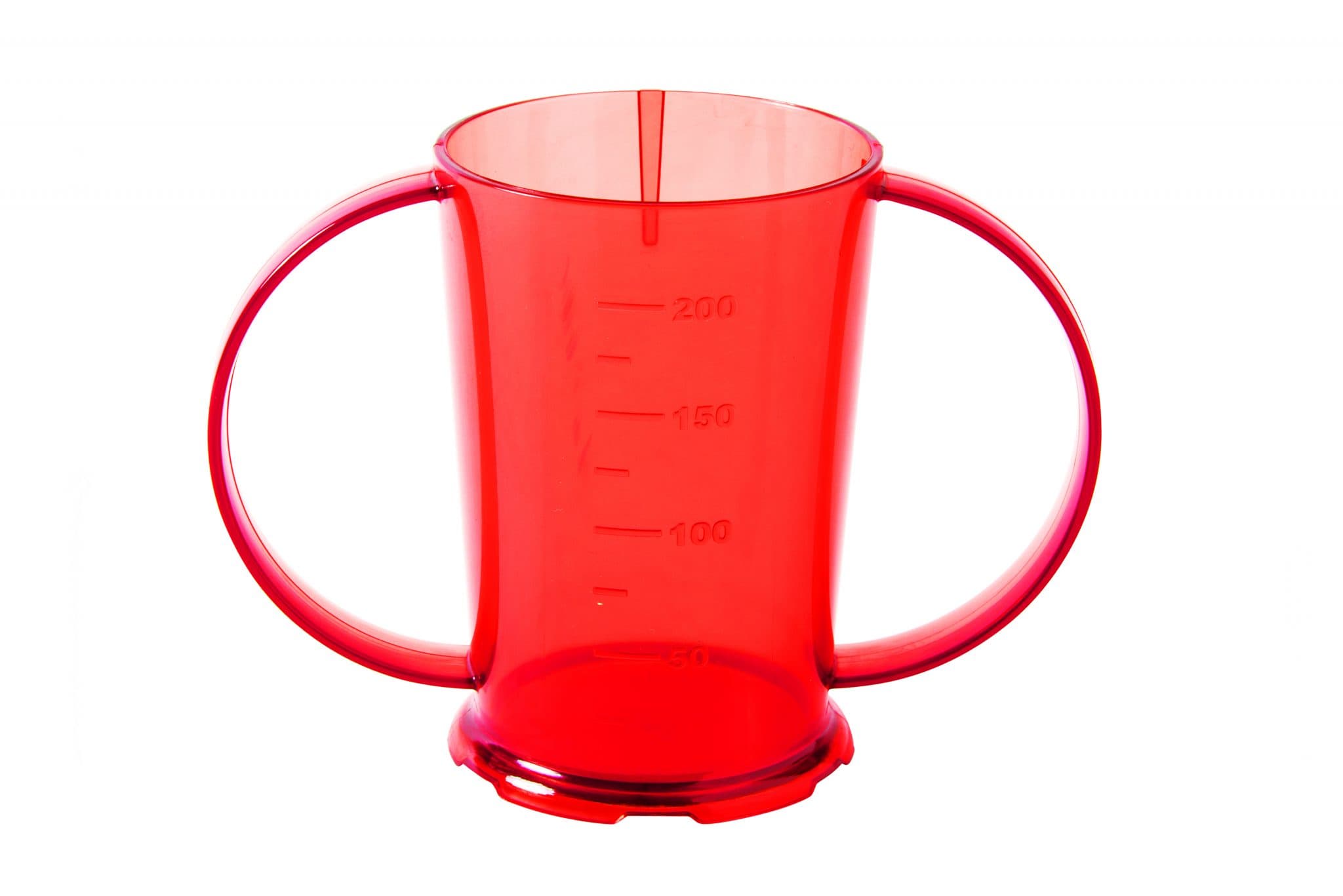 Harfield Graduated Copolyester Beaker with 2 Handles - Red