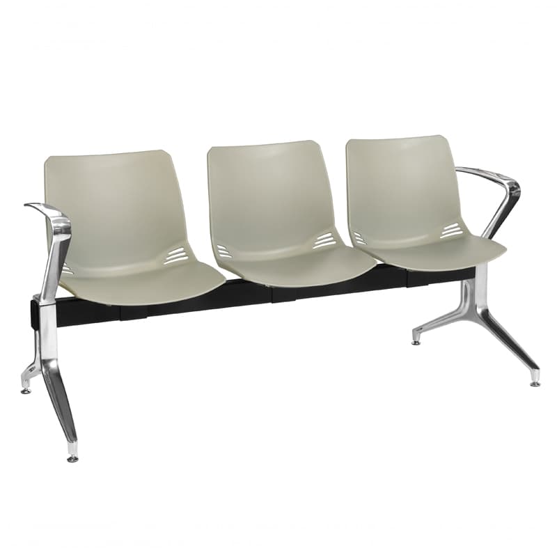 Neptune Visitor 3 Seat Modular Seating - Grey