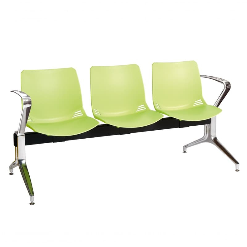 Neptune Visitor 3 Seat Modular Seating - Green