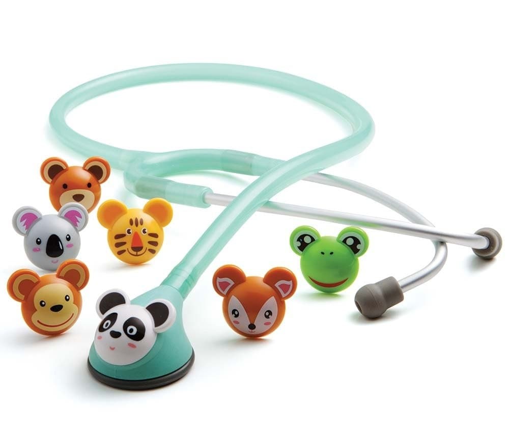 ADSCOPE ADIMAL Stethoscope, Pediatric-22", Seafoam