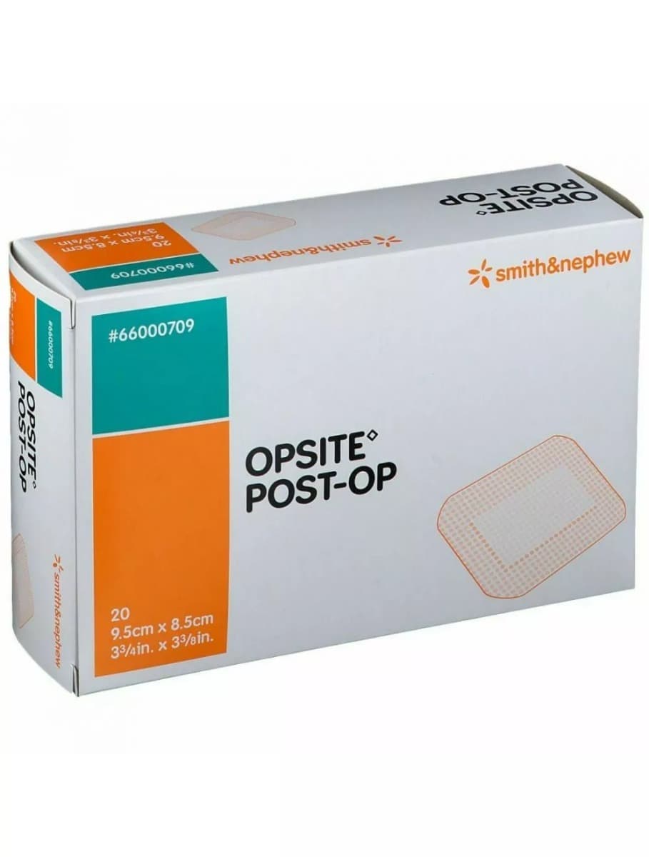 Opsite Post Op Waterproof Adhesive Dressing 9.6 x 8.5cm (20)