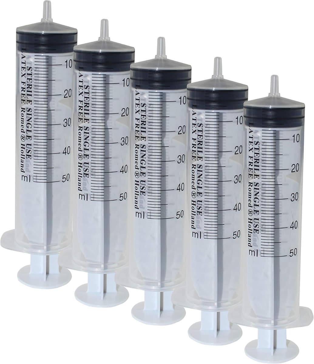 Romed 3 Part Syringe - Various Sizes