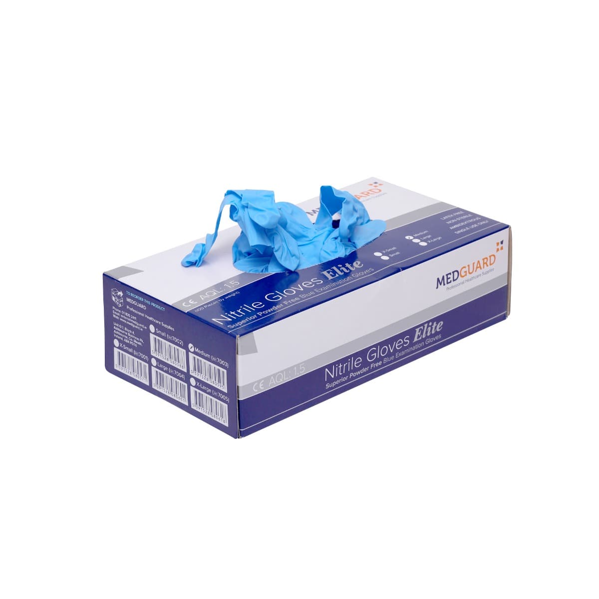 Nitrile ELITE Powder Free Blue Gloves