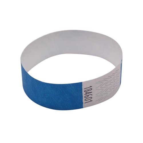 Tyvek Announce Wrist Band 19mm Blue (1000)