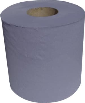 BLUE Centrefeed Pull Rolls 500 Sheets (6) 
