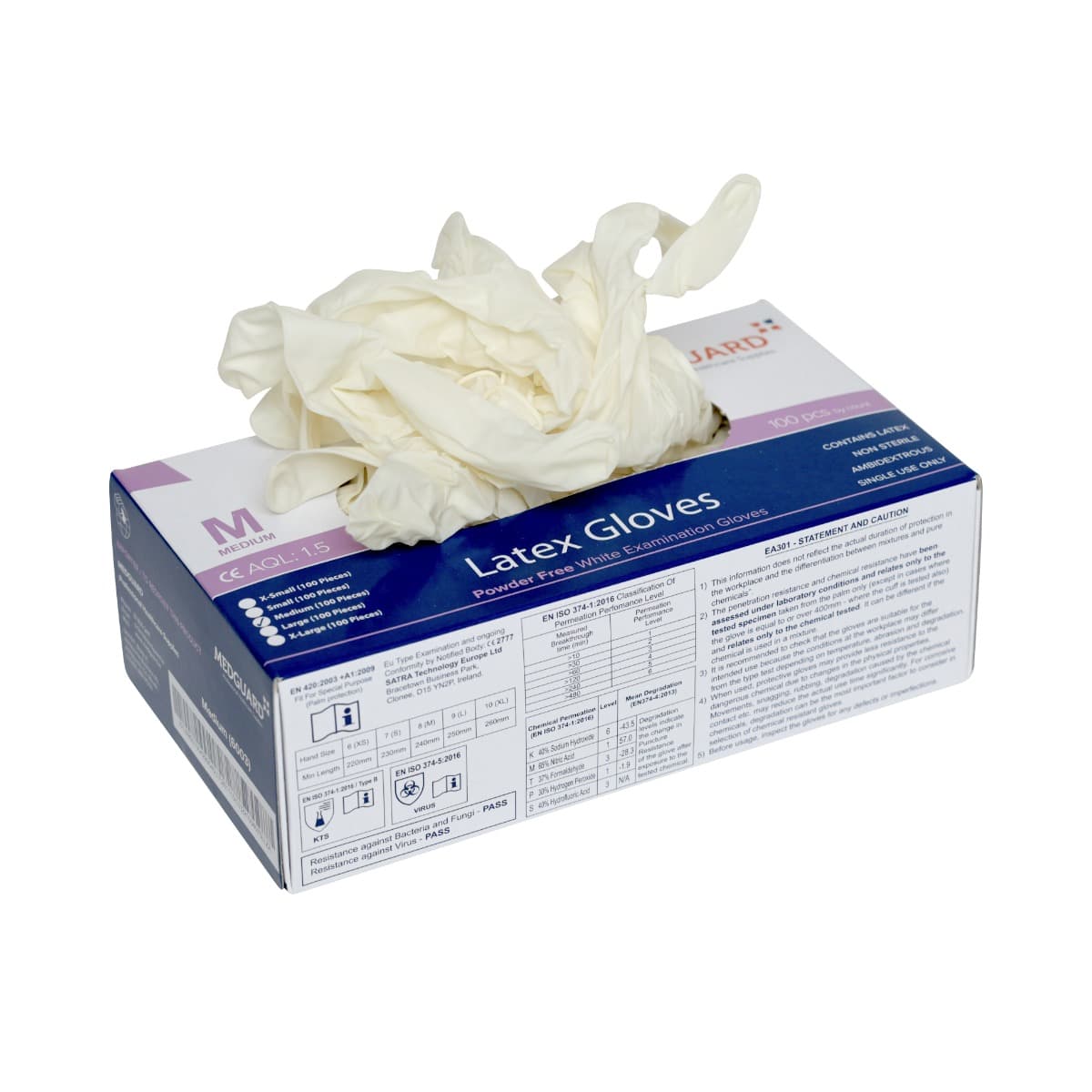 CASE Latex Powder Free Gloves