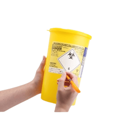 Daniels SHARPSGUARD Yellow Container