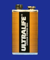 9V Lithium Battery (DAC-410)  Defibtech Lifeline AED