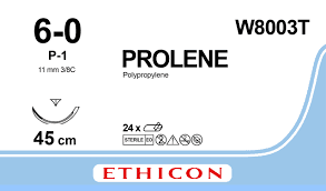 PROLENE Blu 45CM M0.7 USP6-0 S/A P-1 Prime (24)