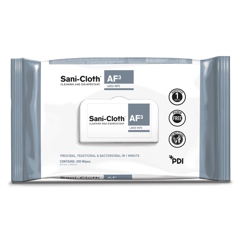 CASE Sani-Cloth AF3 Universal Wipes (200 x 6)