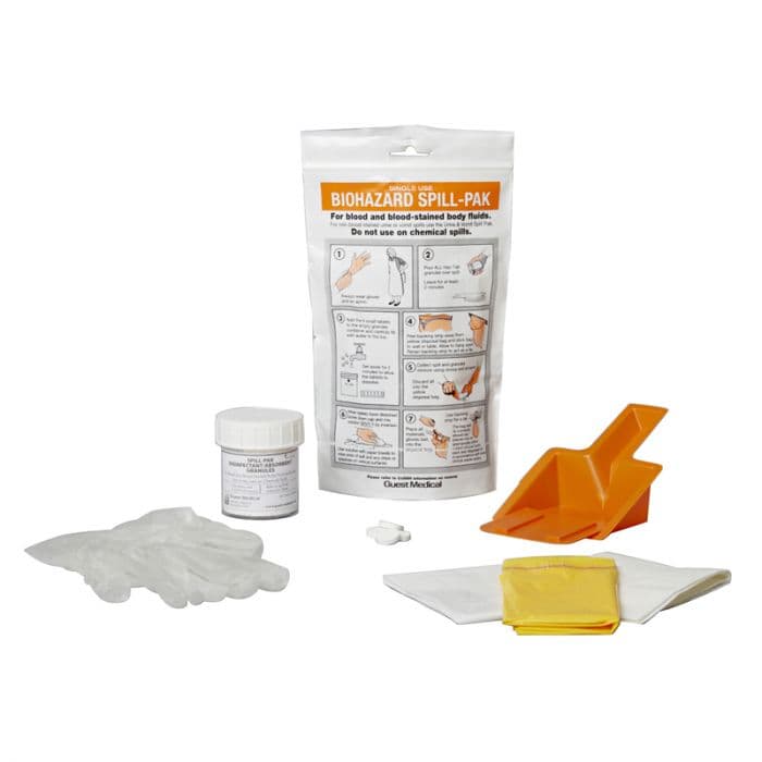 Biohazard Blood & Body Fluid Spill Kit Single Use (1)
