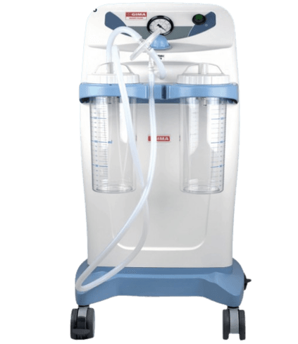 *Clinic PLUS FULL Suction Aspirator 230V with Autoclavable Jars (2 x 2L), Footswitch & Flow Regulator