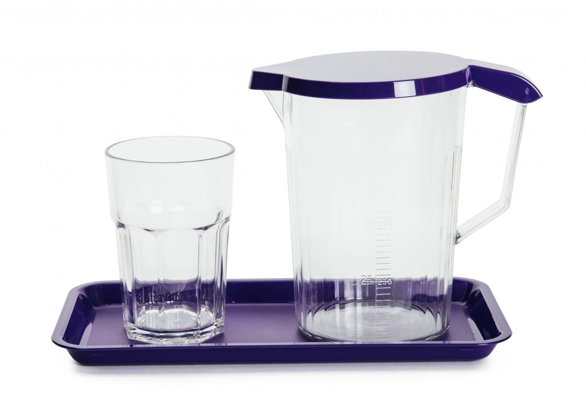 Jug, Tumbler and Platter - Locker Set - Purple 