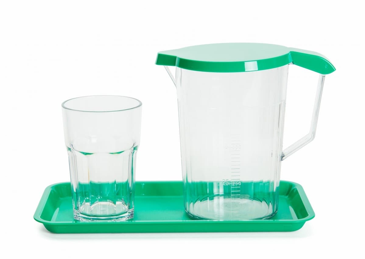 Jug, Tumbler and Platter - Locker Set - Green