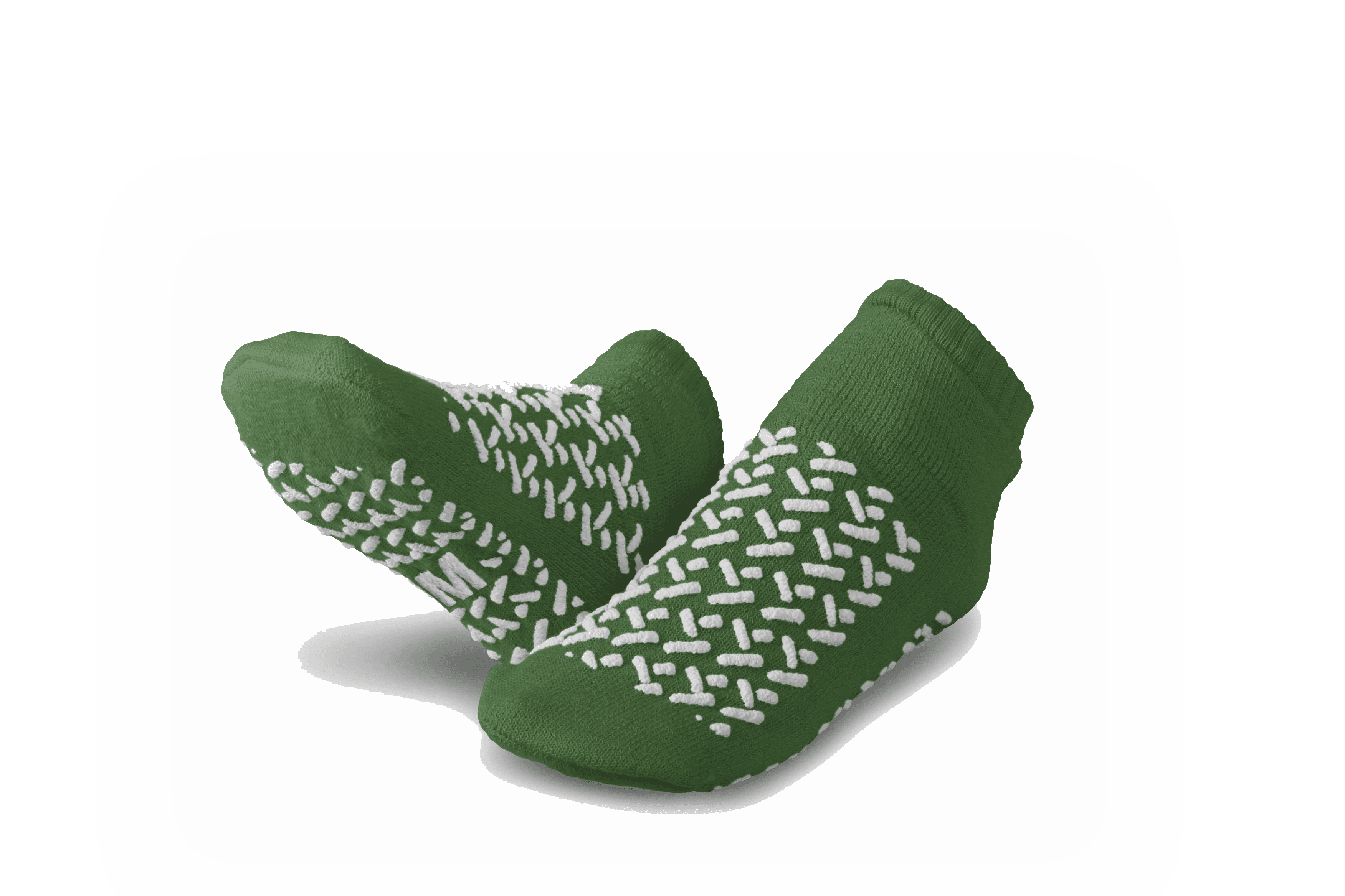 Slipper, Double Thread, Green, Medium