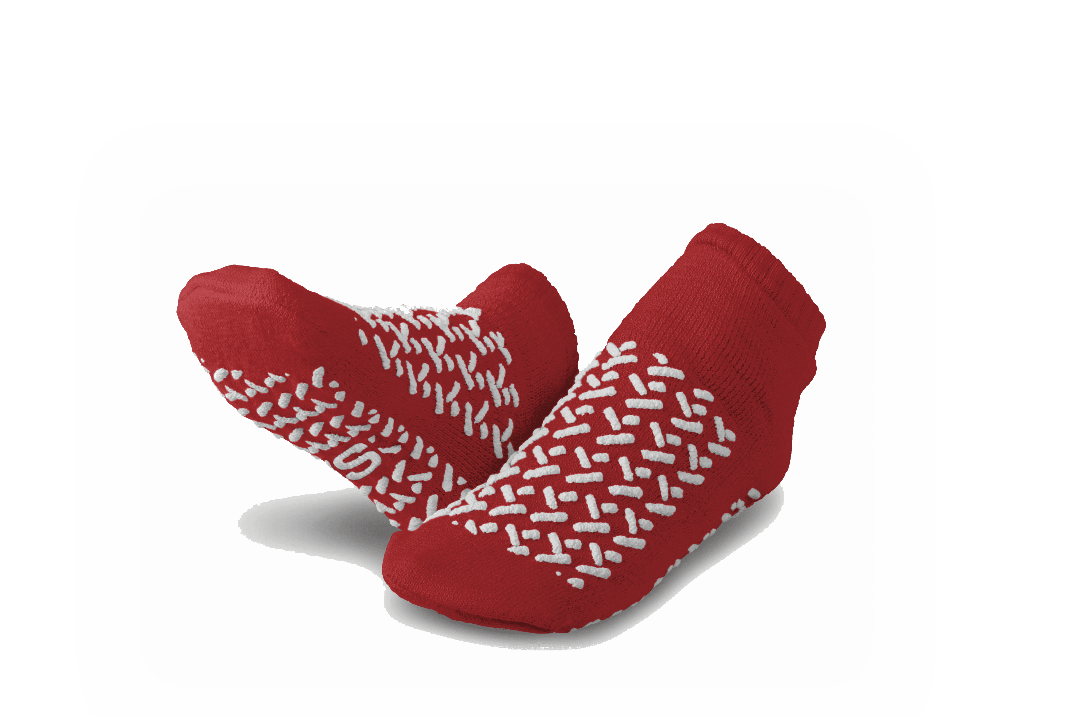 Slipper, Double Thread, Red, Small 