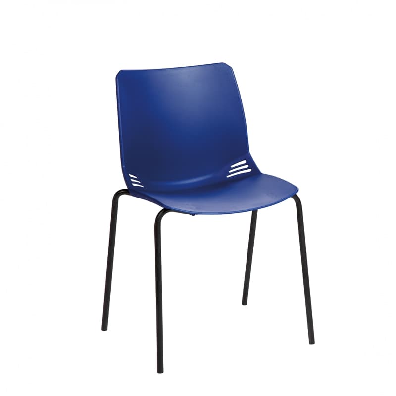 Neptune Stacking Seat, No Arms, Blue 