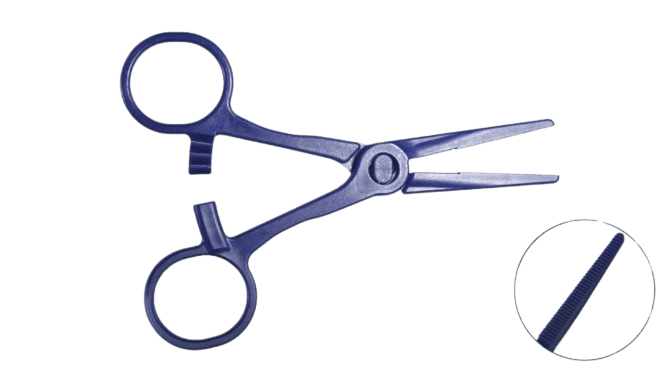 Non Sterile Blue Kocher Forceps (50)
