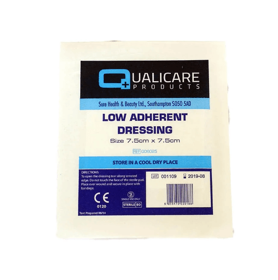 Low Adherent Dressing 7.5 x 7.5cm (100)