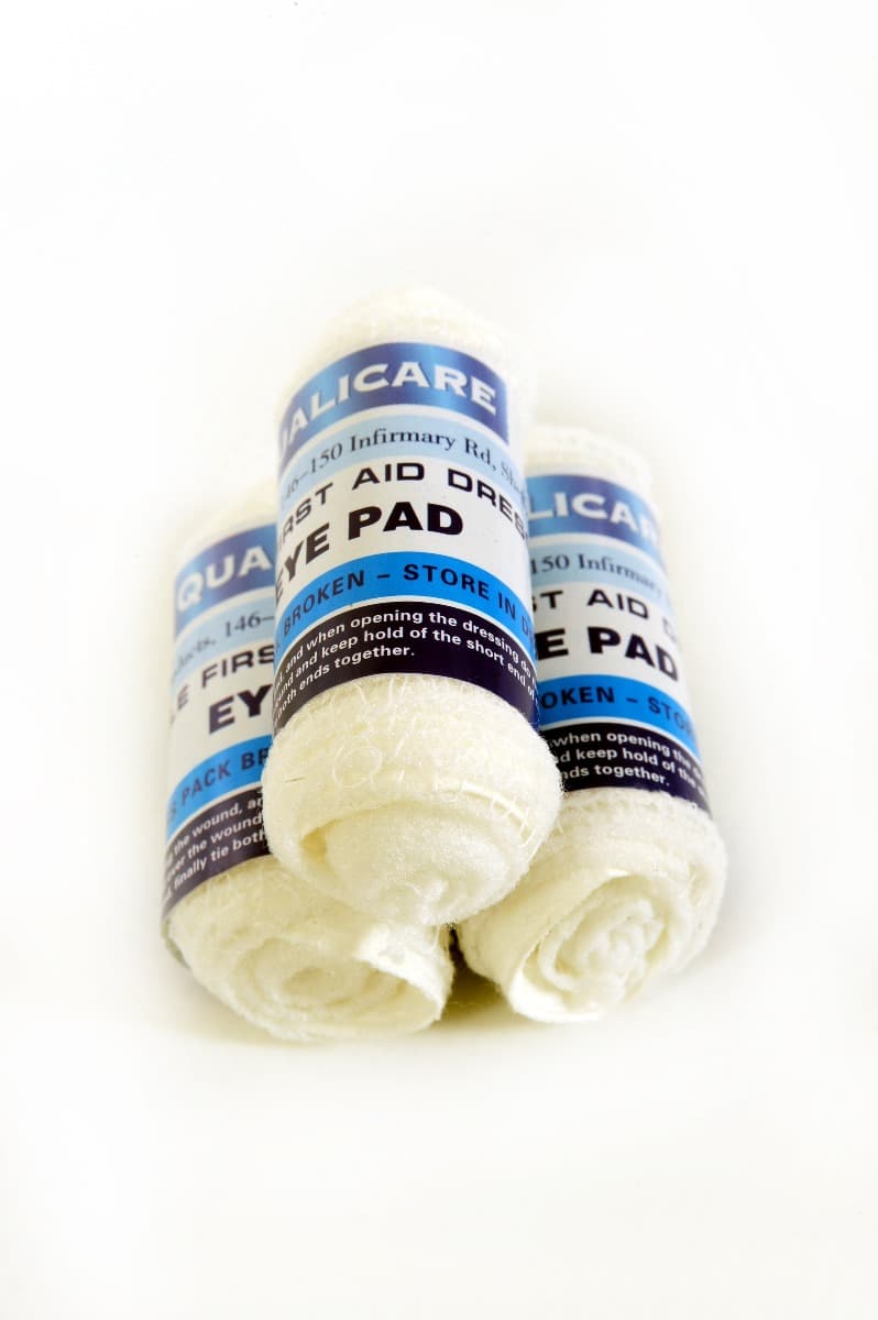 STERILE Eye Pad Dressing No 16 with Bandage