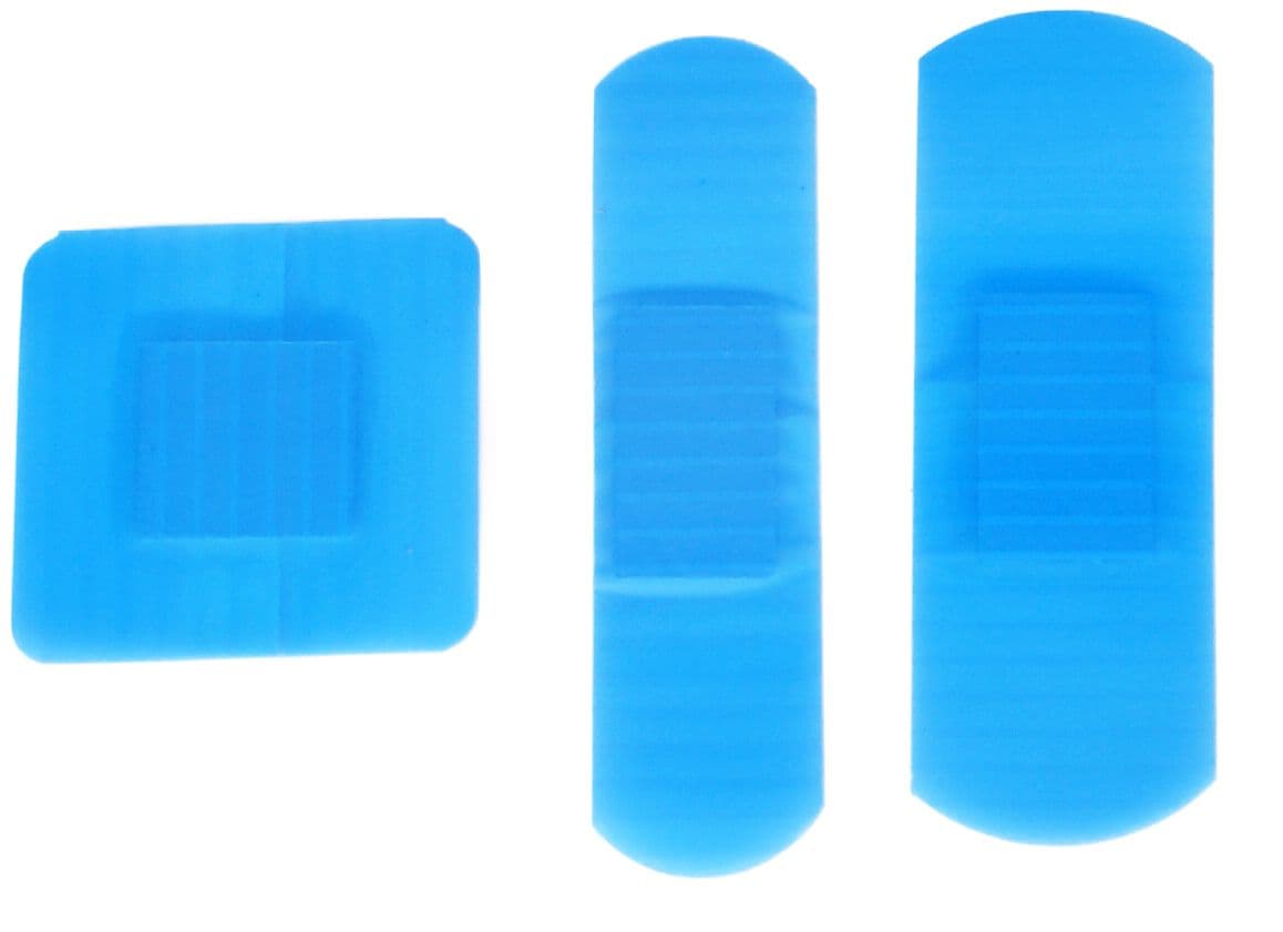 Blue Detectable Plasters Wallet Pack (20)