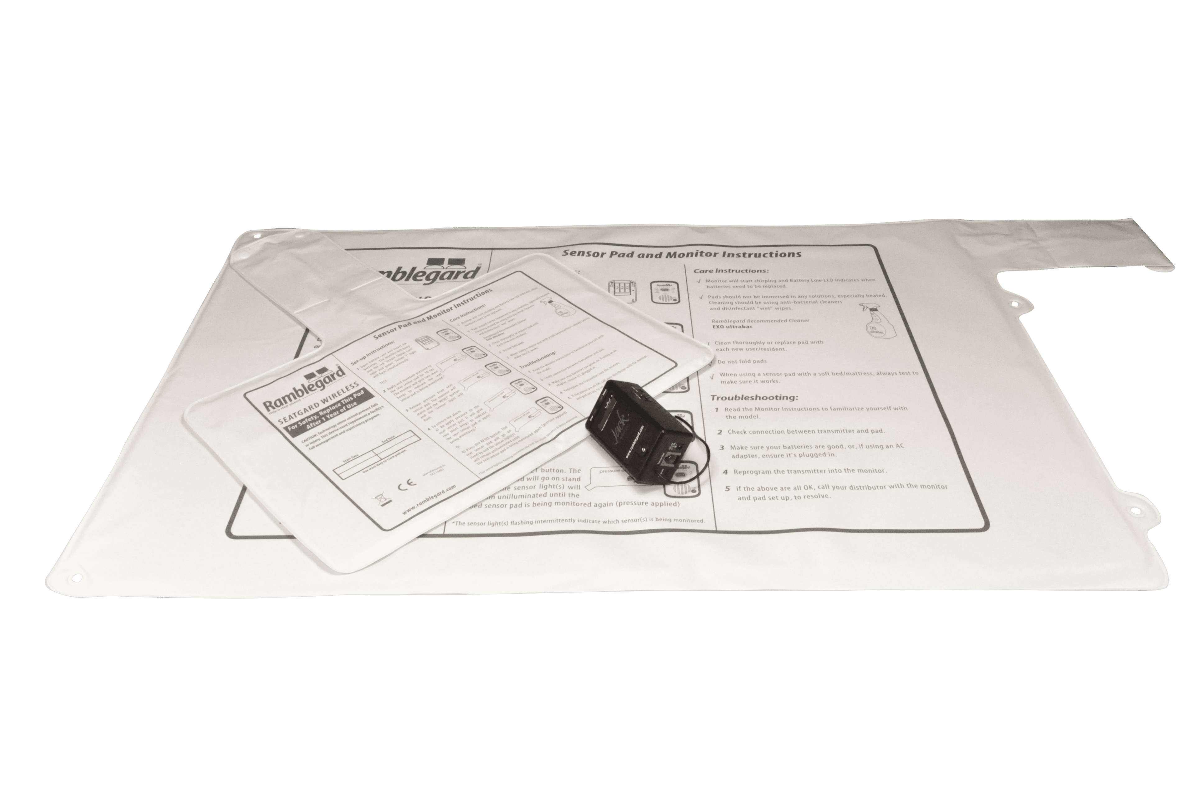 Ramblegard Wireless Bedmat / Chairmat with 2 Transmitters and Wireless Jack