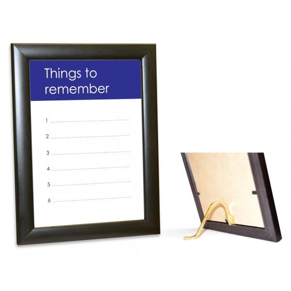 Dementia Drywipe Reminder Frame & Pen