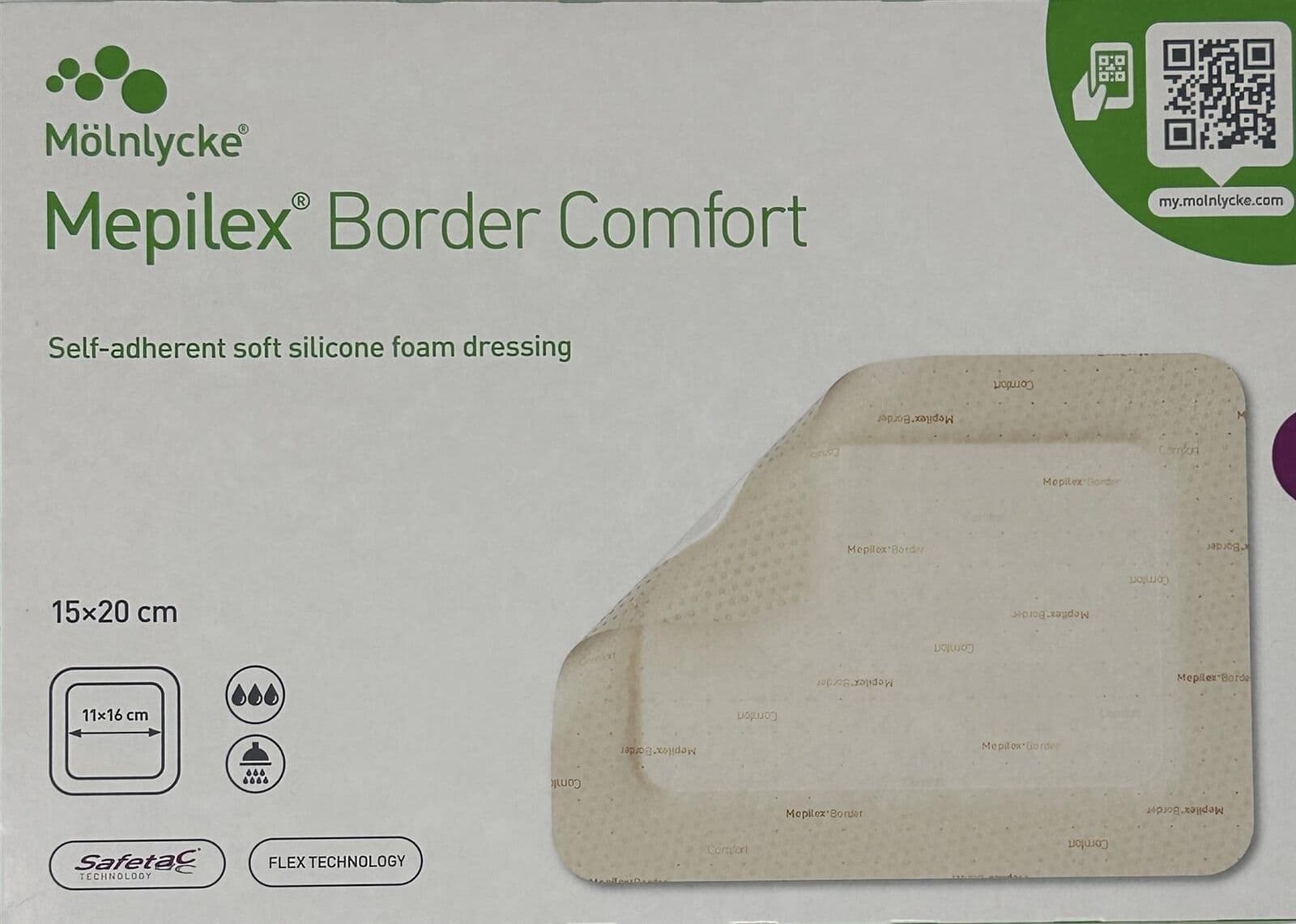 Mepilex Border Comfort 15cmx20cm 