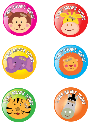 Children Stickers for Surgeries / Clinics / Hospital